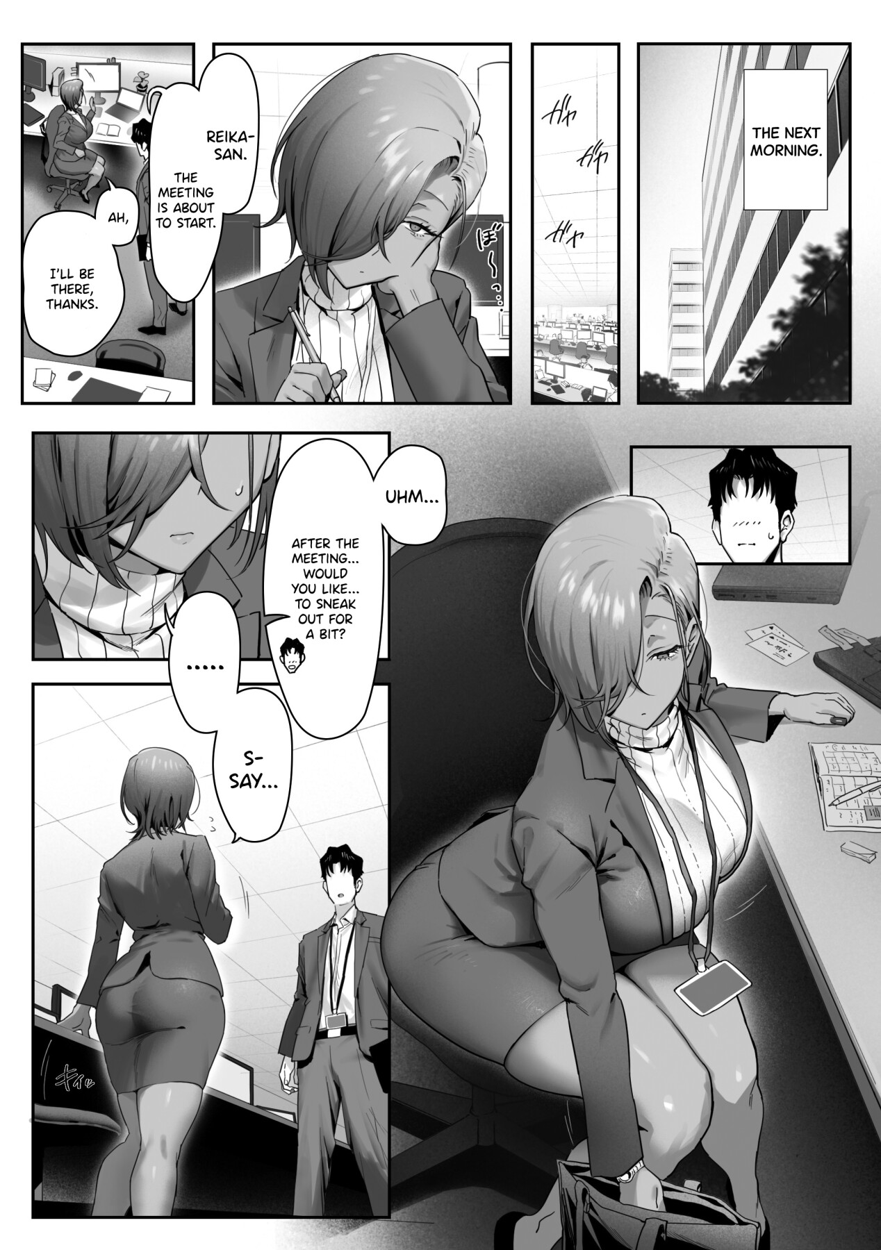 Hentai Manga Comic-Having an Affair with My Blonde Bombshell Boss Part 4-Read-32